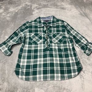 NWT Tommy Hilfiger Cotton Plaid Zip